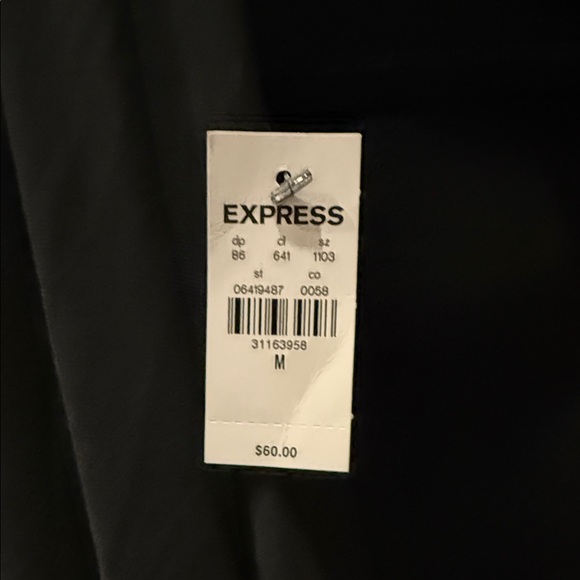 Express Black Gathered Bodysuit - Picture 3 of 5